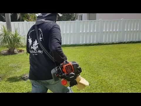 Noob learning how to use the weedeater