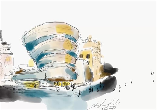 The Guggenheim New York, a deeply inspiring building, a "living organism." A sinuous and dynamic building that invites us to enter and walk through the space in a perfect symbiosis between the Museum and the visitor. It is a form coming to life. - @analuisadcapelo_art #FrankLloydWrightFridays | Solomon R. Guggenheim Museum