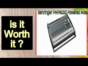 Behringer PMP6000 Powered Mixer Features - Important Information