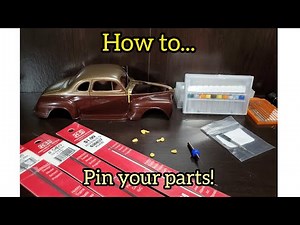 Quick tip, on How to: pinning model car parts! Also Repair your model!