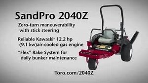 13 reactions | Toro® Sand Pro® 2040Z Bunker Rake A zero-turn mechanical groomer. | Jebsen & Jessen Technology Turf & Irrigation | Facebook