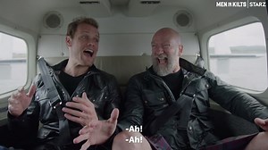 Hanging out with these two is just plane fun. | Men in Kilts: A Roadtrip with Sam and Graham