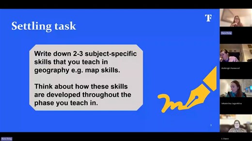Geography ECT Development Cycle 2