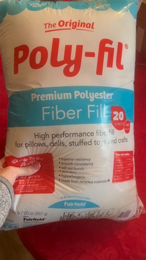 Watch Honest review of poly-fil fiber fill on Amazon Live