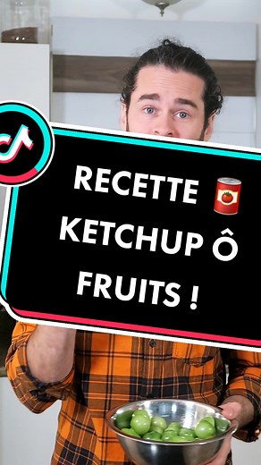 Recette de ketchup aux fruits pour passer tes tomates vertes ! Bon appétit ! #automne #tomateverte #tomate #ketchupmaison #ketchupsong