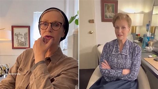 Jane Lynch has fun with her Funny Girl Broadway cast mates