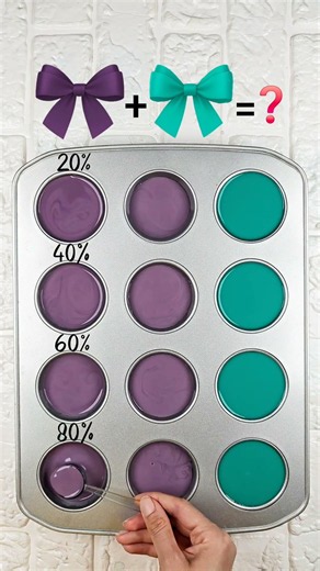 Purple & Teal Color Palette | 4 Beautiful Color Combinations #colormixing #colorconcept #colormix