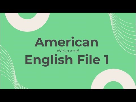 American English File 1 Lesson 6B, part 2