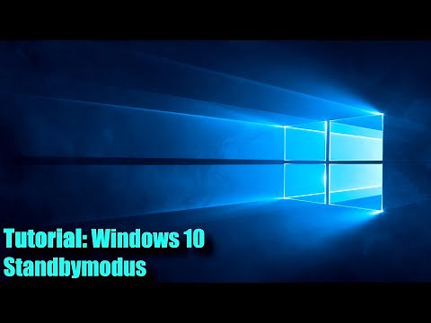 Disable / enable / set Windows 10 standby mode