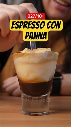 How to Make Espresso Con Panna at Home - 101 Ways to Enjoy Coffee at Home #coffee