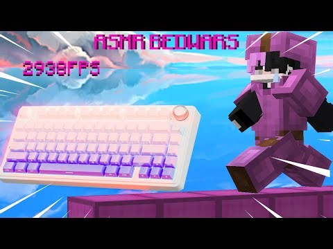 ASMR BEDWARS Creamy Keyboard + Mouse Sounds | AgeraPvP