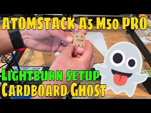 First Cut ATOMSTACK A5 M50 PRO Laser Engraving Machine with Lightburn