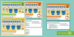 EYFS Maths Sharing Chilli Challenges: Sharing Shells