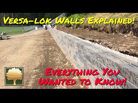 Versa-lok Wall Build with Explanation