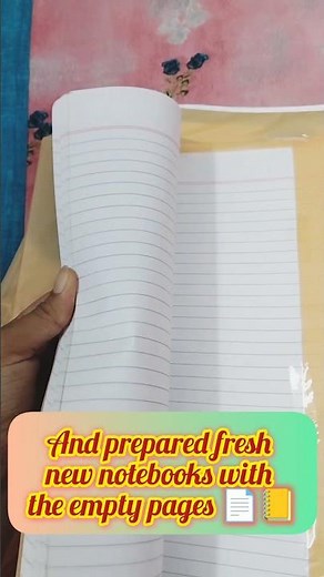 Zero Waste Stationery: How to Reuse Old Notebooks 📒📄 #diy #notebook #stationery #creative #craft