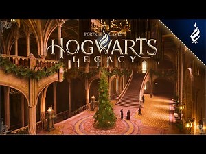 Christmas in Hogwarts Legacy 🔮 Relaxing Harry Potter Christmas Ambience & Music