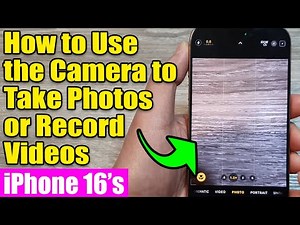 iPhone 16/16 Pro Max: How to Use the Camera to Take Photos or Record Videos