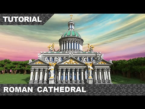 Minecraft Roman Cathedral Tutorial & Download Hagia Sophia part 3