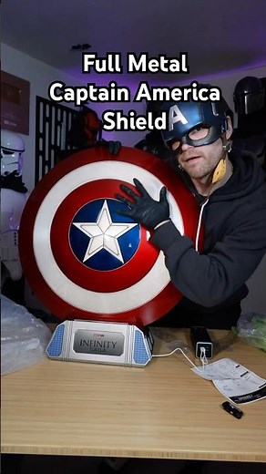 The Full Metal Captain America Shield