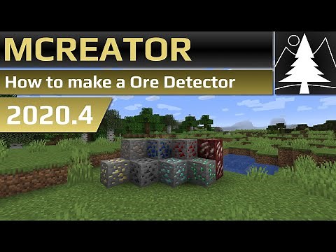 MCreator: How to make a Ore Detector | 2020.4