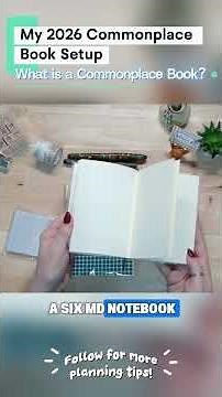 Setting Up a Commonplace Book ✨ Part 1 | What It Is & Why I’m Using One 📓✍️