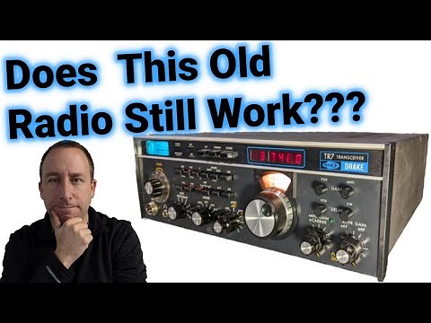 Classic Ham Radio: Does this 40 Year old Drake TR7 Still Work???