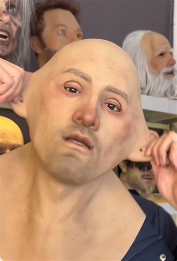 Wearing a silicone mask, my friends couldn't recognize me.#siliconemask #realistic #masks #cosplay #mask