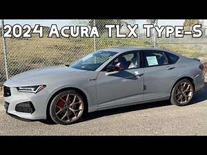 Urban Gray 2024 Acura TLX Type S - New Color and New Features