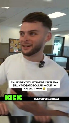 The MOMENT Ed Matthews OFFERED a GIRL a THOUSAND DOLLARS to QUIT her JOB😯👀!! #edmatthews