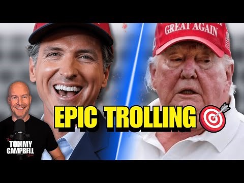 Gavin Newsom Trolls Trump YET AGAIN — and It’s Comedy Gold