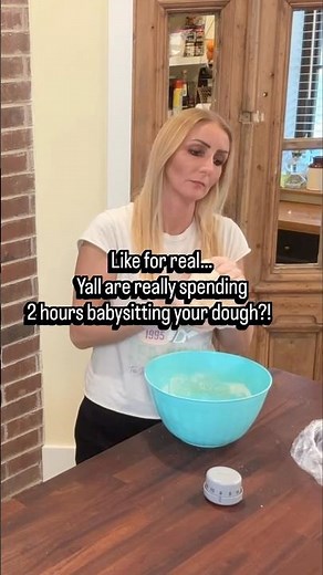 Yall ready spend 2 hours stretching and folding your sourdough?!