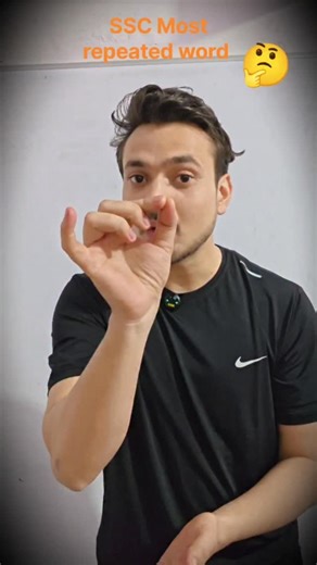 Shakti Sharma Sir on Instagram: "Ssc most repeated word 🤔. . . . #ssc#english #insta #viral #trending"