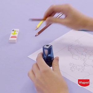 ⭐NEW⭐ Maped Tonic Sharpener! Perfect for both school and the office, this versatile 1 or 2-hole sharpener handles standard or jumbo pencils with ease! 💪 Made from shatter-resistant plastic with a durable metal insert, it's designed to last—keeping your shavings contained for hassle-free use. 🛒 Available online and in-stores: www.mapedhehelix.co.za | Maped