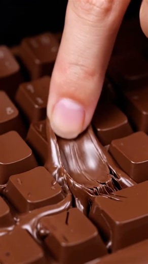 Chocolate keyboard amsr🍫 #asmr #asmrsounds #chocolate #chill