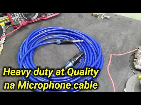 Paano gumawa Ng Microphone wire/cable , step by step tutorial