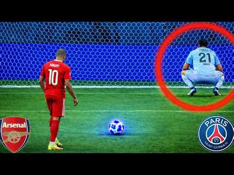😱 Arsenal F C vs Paris Saint Germain Penalty Shootout Last Penalty Decides the Winner! ⚽🔥
