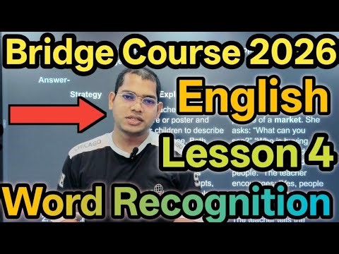 Bridge Course English Lesson 4 Very Important Question #bridgecourse #nios
