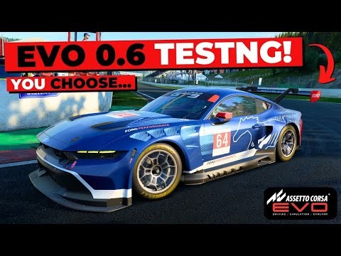 LIVE - AC Evo 0.6 Is OUT! Testing New Cars & Track!