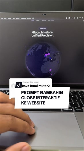 Membalas @imam pake component dari aceternity ui