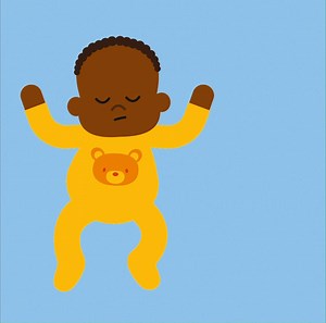 You should always place your baby on their back to sleep. However, if they've learnt to roll and you find them on their front or side, don’t panic! Once your baby can move themselves from their back to their front and back again by themselves, they will be able to find their own sleeping position. The first few times they roll onto their tummy, you might like to gently turn them back, but do not feel you have to get up all night to check. | The Lullaby Trust