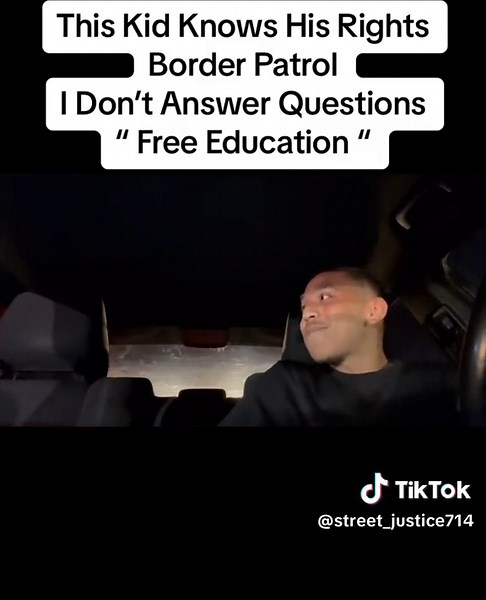 Asserting Rights at Border Patrol Checkpoint