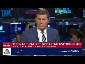OpenAI finalizes recapitalization plan