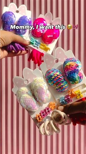 DIY Butterfly Magic? 🦋 Reversible Sequin Hair Clips! ✨