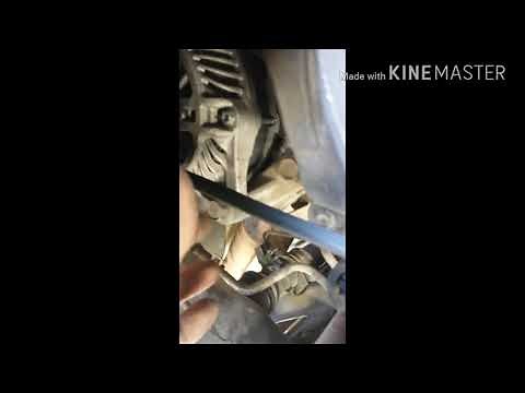 PT cruiser 2003 replacing alternator
