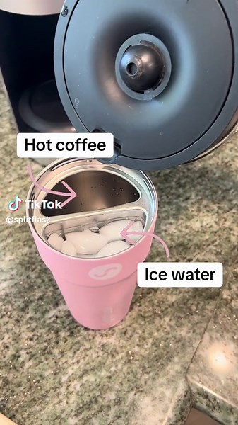 Hydration knows no bounds. So why settle for just 1 drink when you can have 2 drinks in 1 tumbler? #tumbler #insulatedtumbler #coffee #ice #tumblercups #coffeetok #watertok #ftpシ