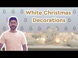 White Christmas Decor DIY