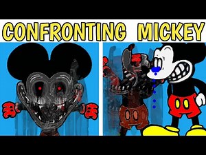Friday Night Funkin'- CONFRONTING FOR PLACE || New Mickey Mouse Confronting Yourself Mod