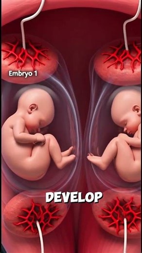 How Fraternal Twins Form | 3D Animation Inside the Womb | Meditex3D #multiplepregnancy