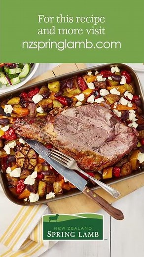 New Zealand Spring Lamb Leg Greek Style
