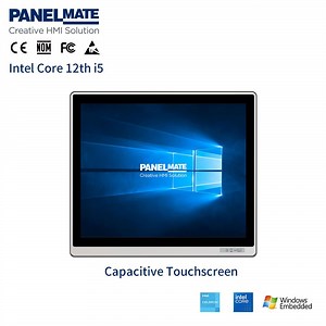 [Hot Item] Panelmate 17 Inch Embedded Industrial Panel PC IP65 Waterproof and Dustproof Capacitive Touchscreen Intel Core 12th I5 HMI Touch Panel All-in-One PC Tablet PC